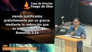 Grabación del Culto # Justicia de Dios # Mateo 5:8 # Hna. María Isabel Guzmán Fajardo # 25/10/2023