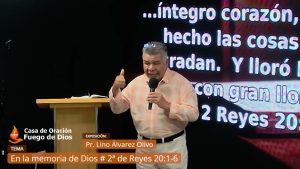 Grabación del Culto # En la memoria de Dios # 2ª de Reyes 20:1 6 # Pr. Lino Álvarez Olivo # 10/12/2023