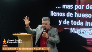 Grabación del Culto # No juzgues a tu hermano # Juan 8:3 11 # Pr. Lino Älvarez Olivo # 03/12/2023