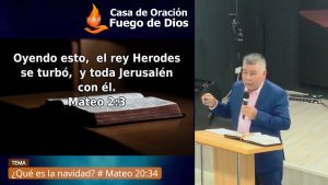 Grabación del Culto # ¿Qué es la navidad? # Mateo 20:34 # Pr. Lino Álvarez Olivo # 24/12/2023