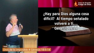 Grabación del Culto # Dios de lo imposible # Génesis 18:9 14 # Pr. Lino Álvarez Oliva # 17/03/2024