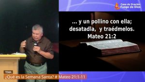 Grabación del Culto # ¿Qué es la Semana Santa? # Mateo 21:1 11 # Pr. Lino Álvarez Oliva # 24/03/2024