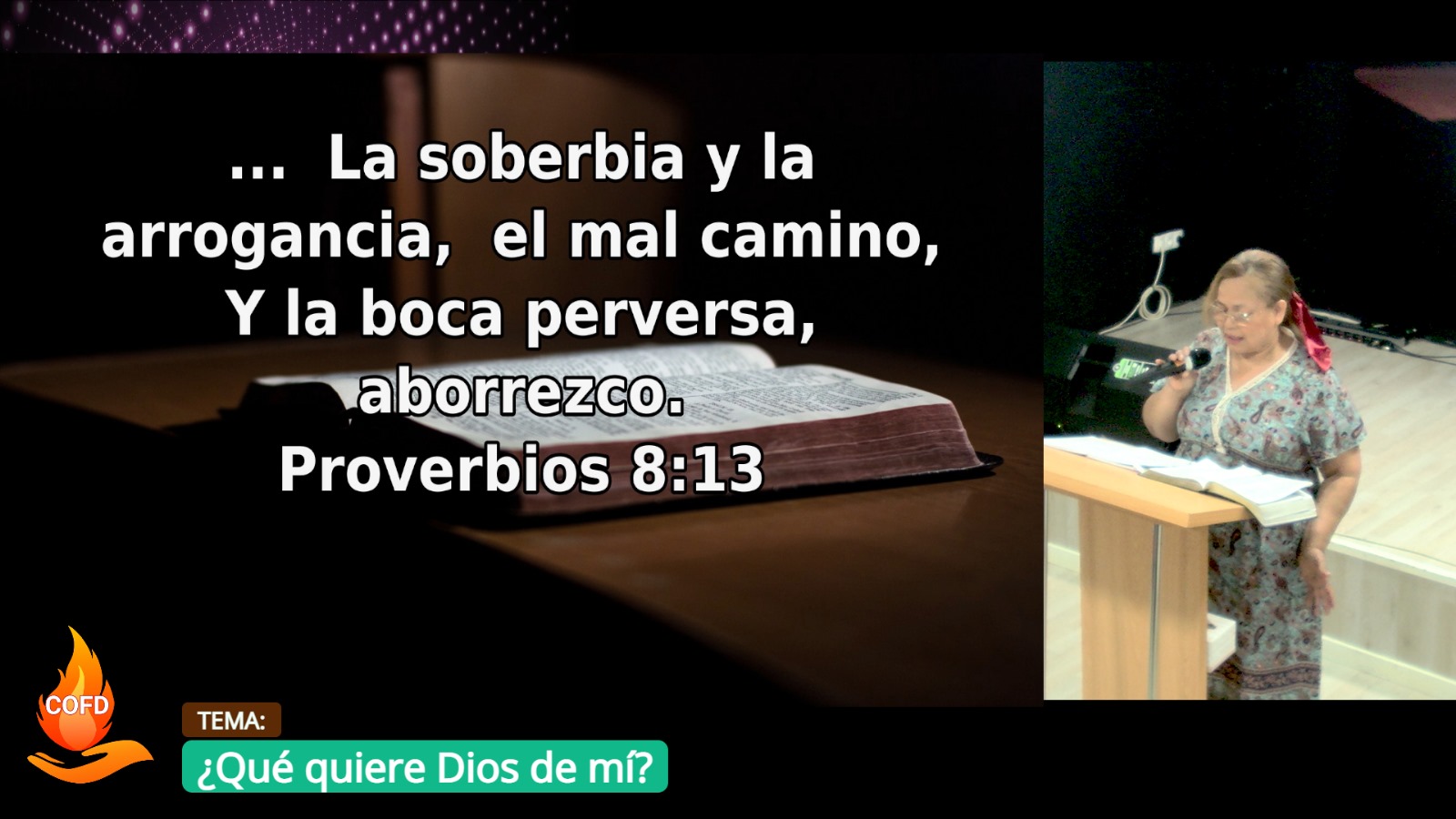 Grabación del Culto # ¿Qué quiere Dios de mí? # Pra. Sonia Ortega Ibáñez # 10/07/2024