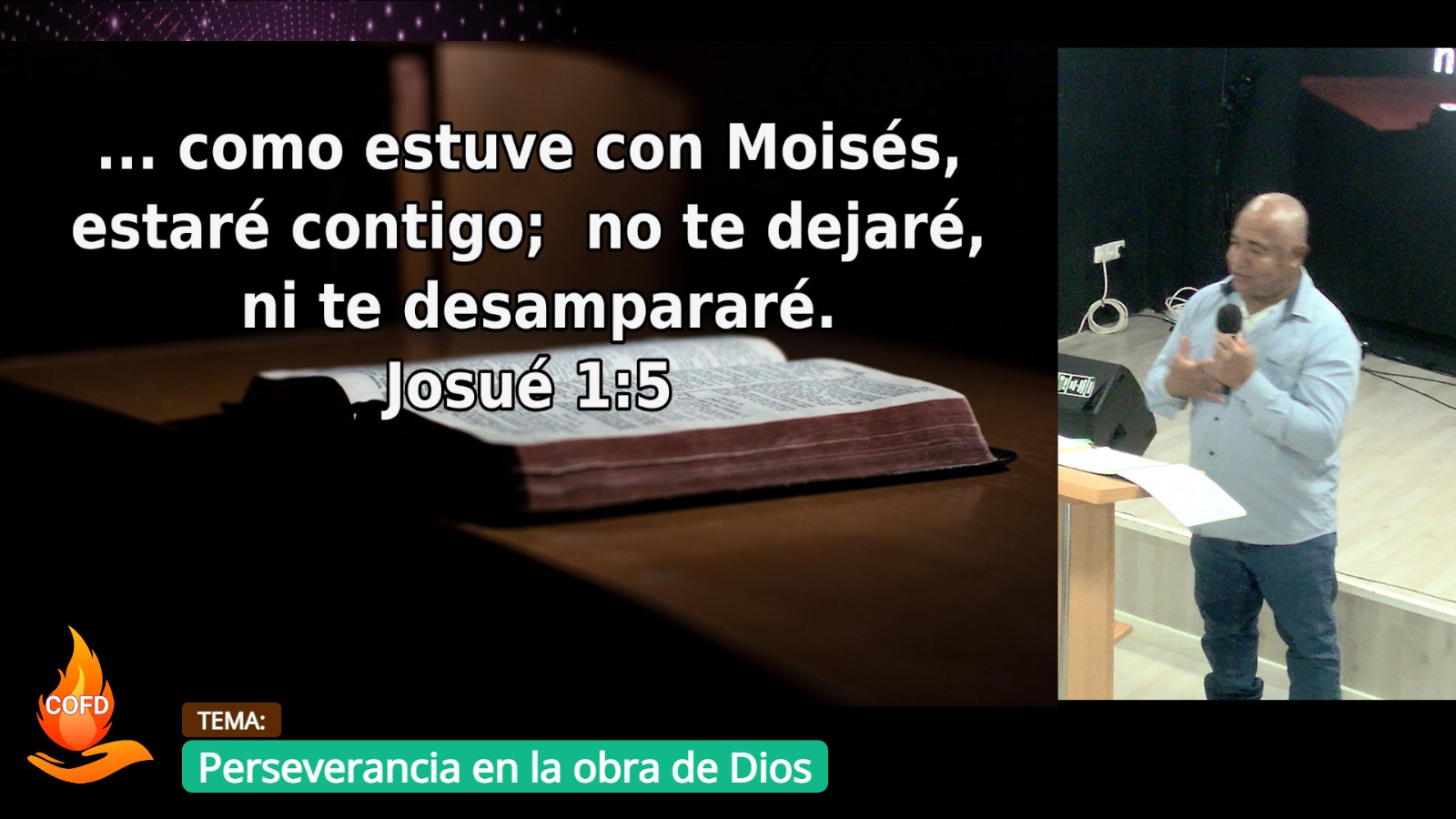 Grabación del Culto # Perseverancia en la obra de Dios # Pr. Eduardo # 25/09/2024