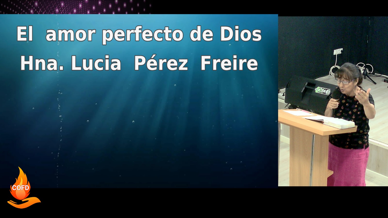 Grabación del Culto # El amor perfecto de Dios # 1 Juan 4:7:19 # Hna. Lucia Pérez Freire # 04/09/2024