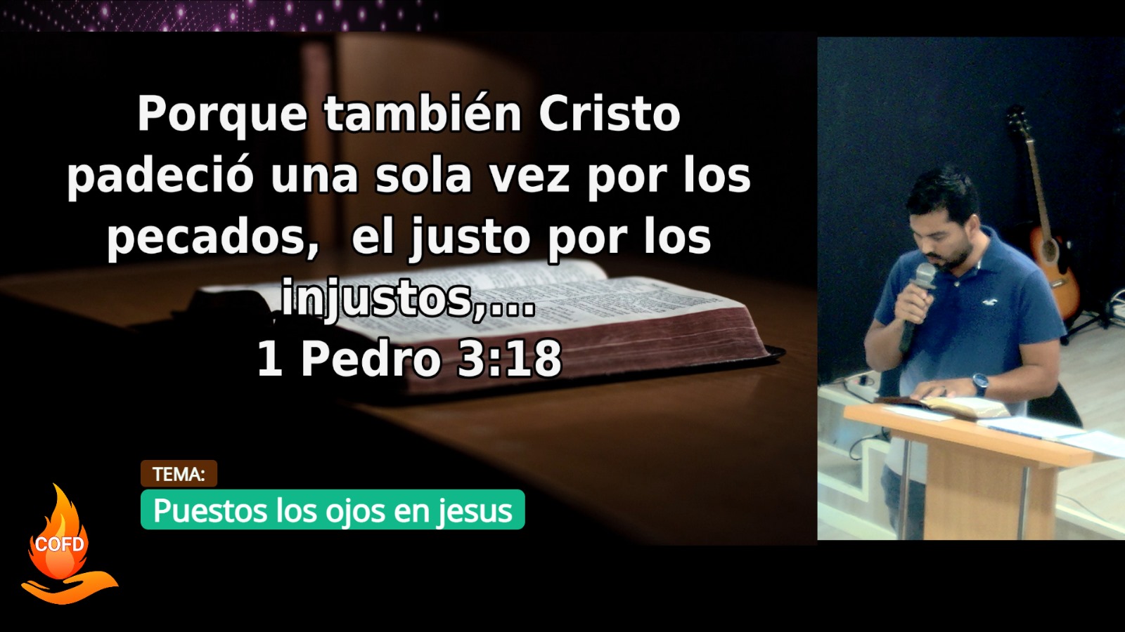 Grabación del Culto # Puestos los ojos en Jesús. # Hno. Stevan Pérez # 23/10/2024