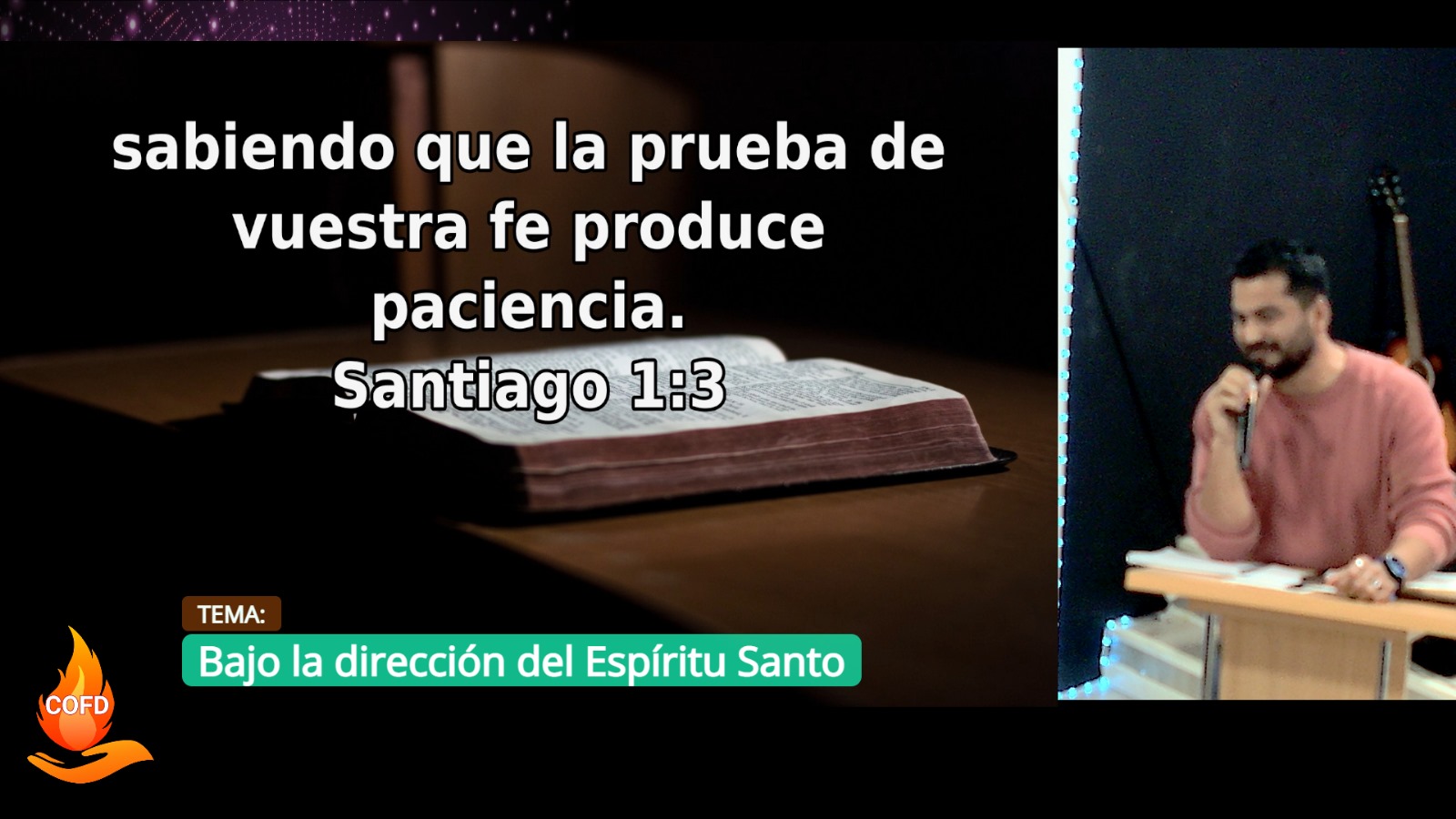 Grabación del Culto # Bajo la dirección del Espíritu Santo # Juan 16:1-7 # Hno. Steven Sánchez # 20/11/2024