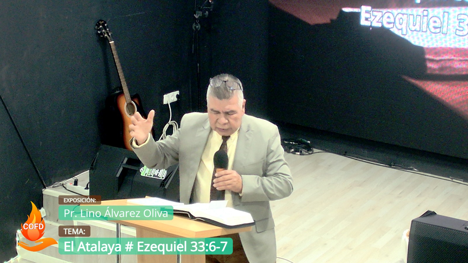 Grabación del Culto # El Atalaya # Ezequiel 33:6-7 # Pr. Lino Álvarez Oliva # 01/12/2024