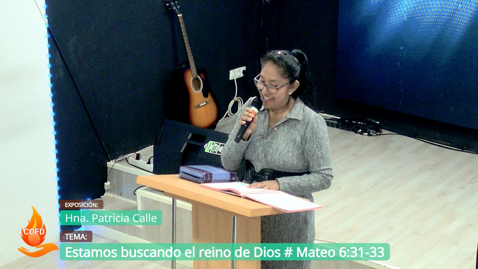 Grabación del Culto # Estamos buscando el reino de Dios # Mateo 6:31-33 # Hna. Patricia Calle # 11-12-2024