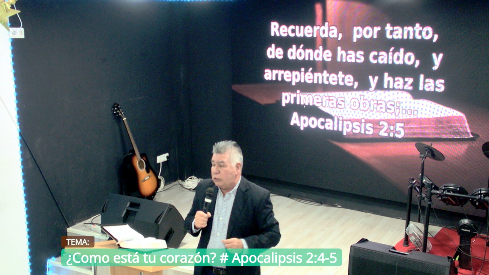 Grabación del Culto # ¿Cómo está tu corazón? # Apocalipsis 2:4-5 # Pr. Lino Álvarez Oliva # 29/12/2024