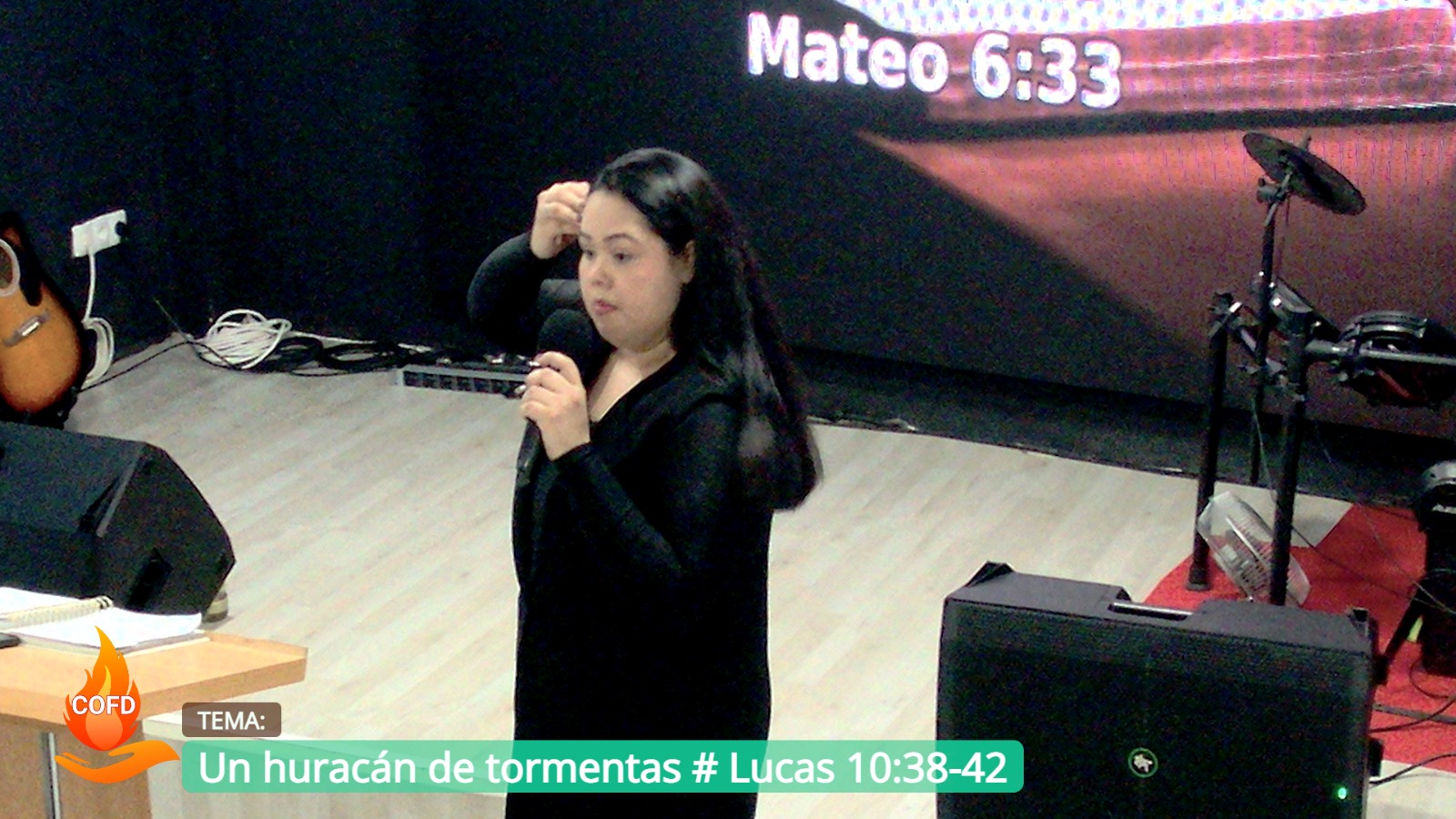 Grabación del Culto # Un huracán de tormentas # Lucas 10:38-42 # Hna. Yesica Álvarez Ortega # 12/01/2025